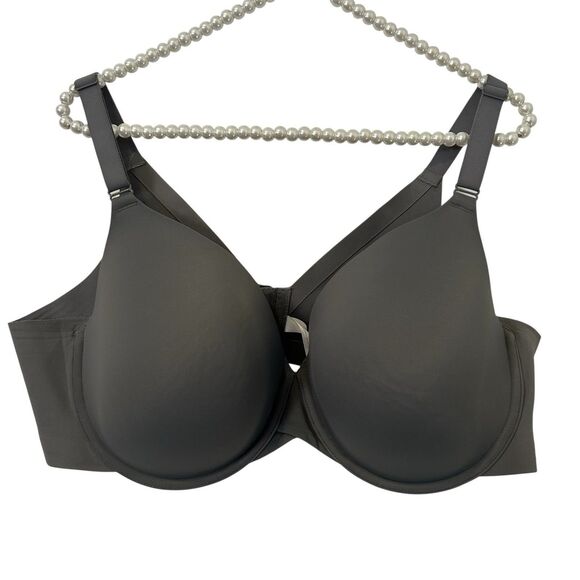 Cacique Bra Women’s Plus Sz 46C Gray  Lightly Lined Full Coverage Underwire - Picture 1 of 10